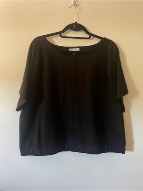 Black Boxy Top | Short-Sleeve | XXL
